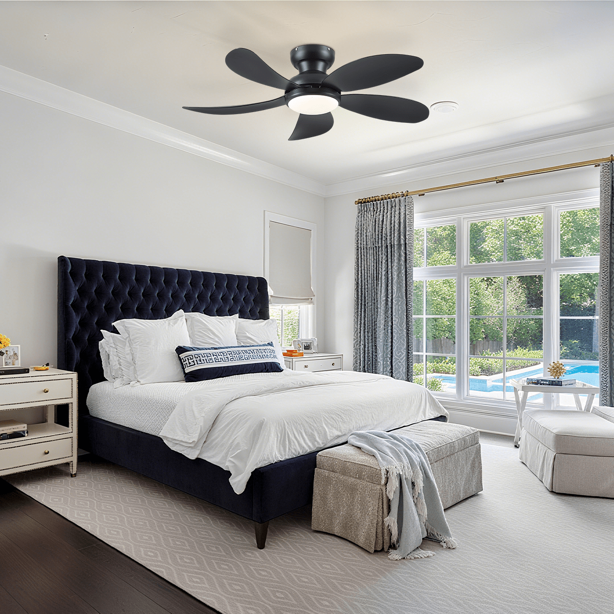Graceshire contemporary ceiling fan - Joyfuzzy