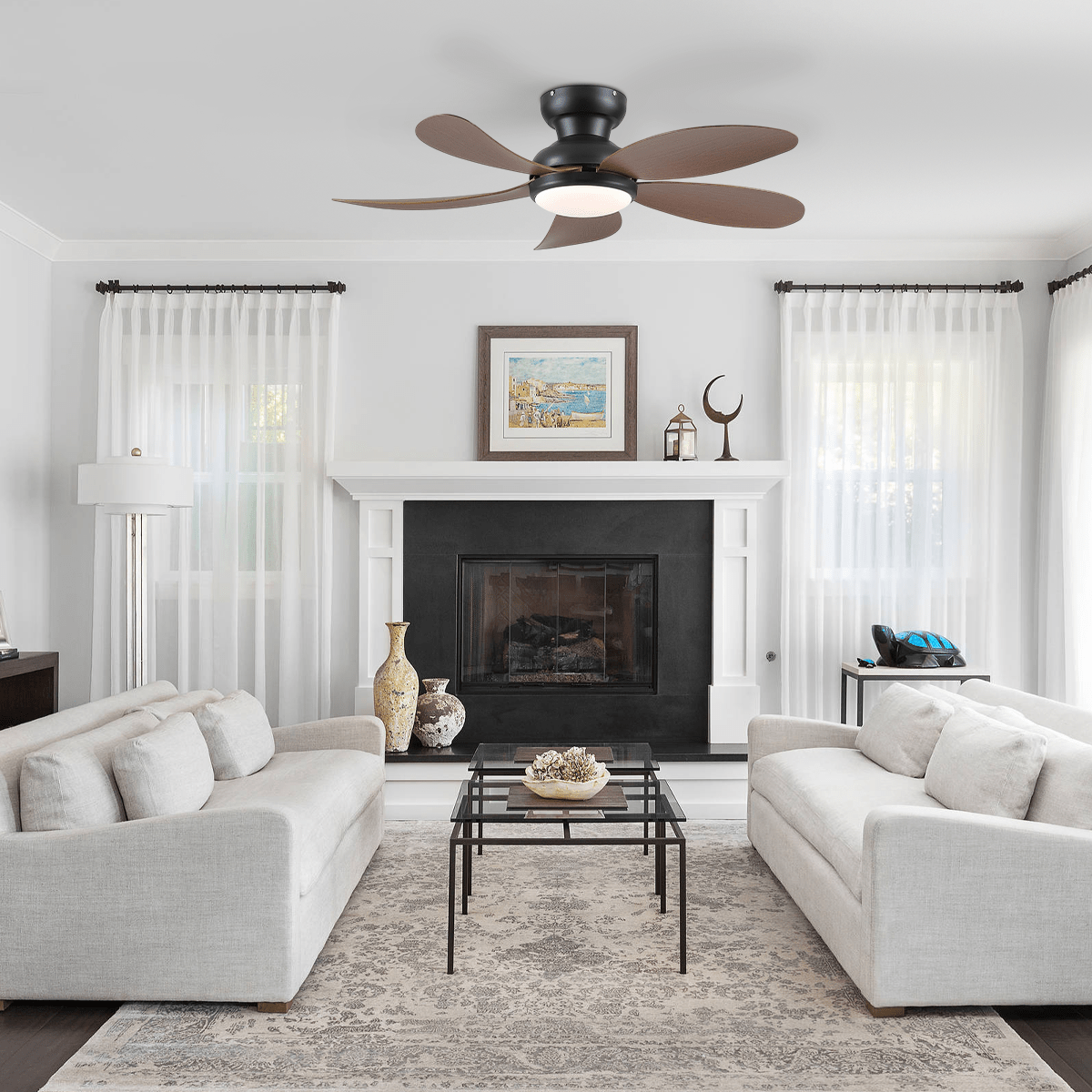 Graceshire contemporary ceiling fan - Joyfuzzy