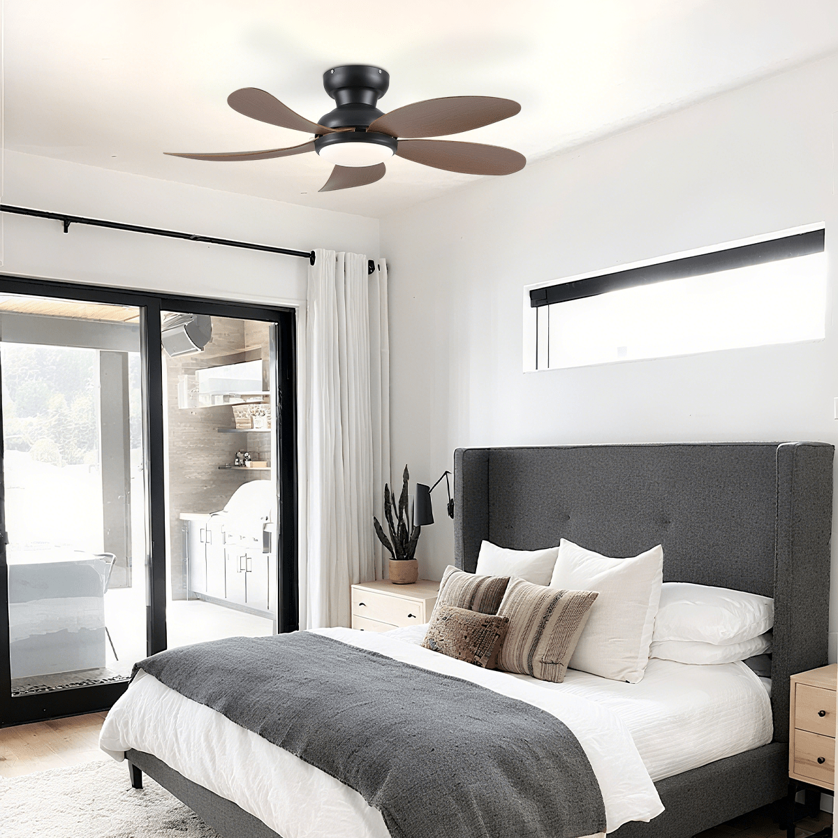 Graceshire contemporary ceiling fan - Joyfuzzy