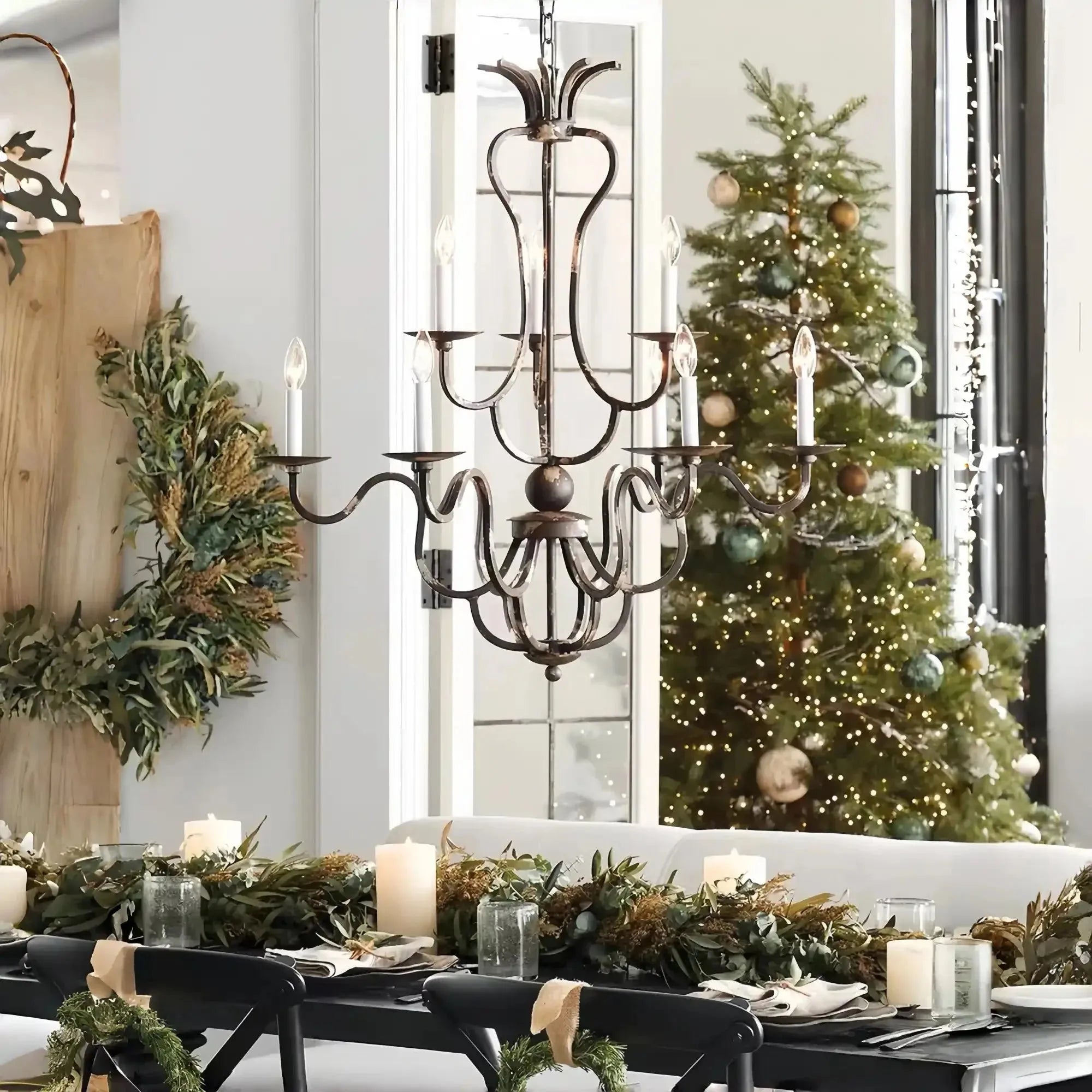Grand 12 Light Chandelier - Joyfuzzy