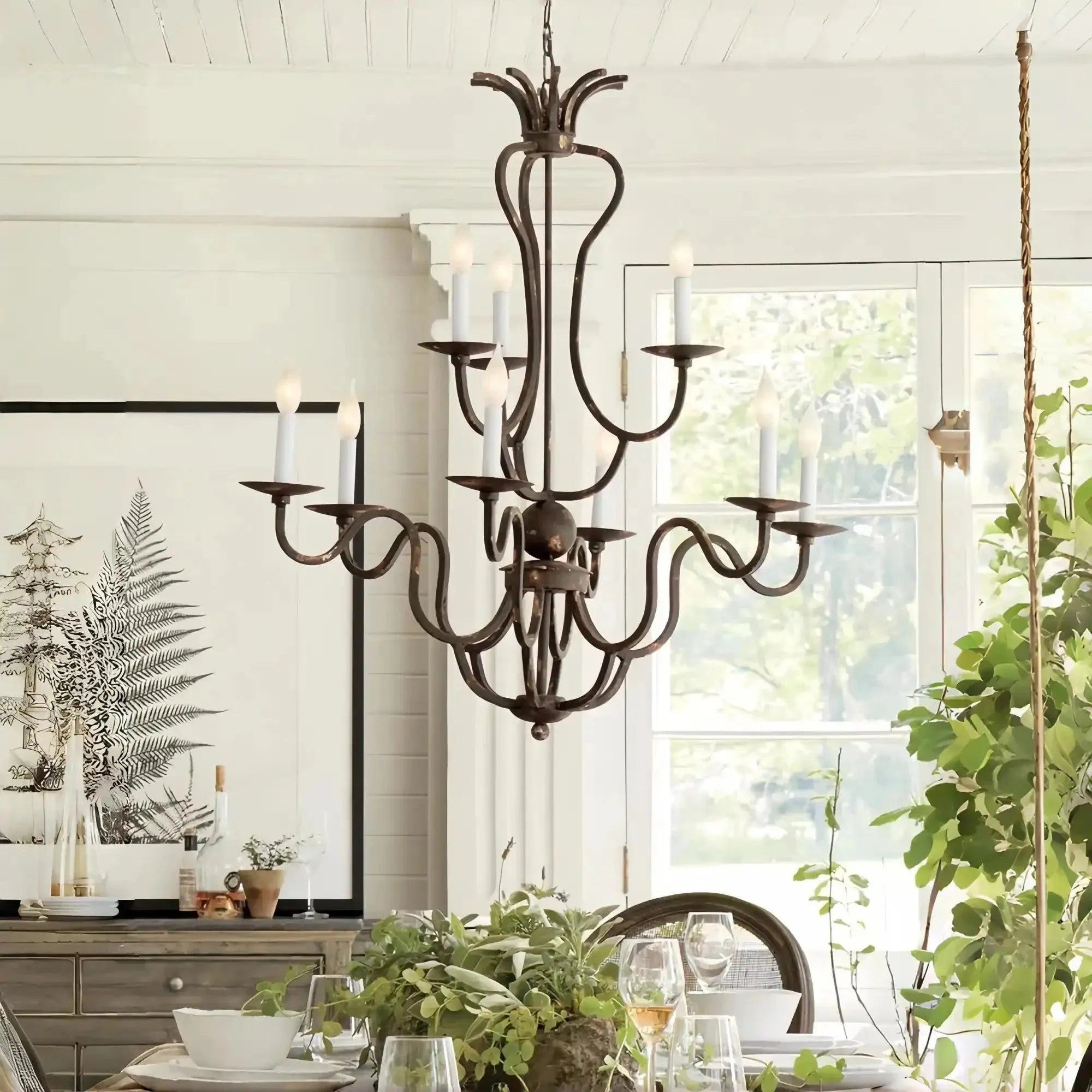 Grand 12 Light Chandelier - Joyfuzzy