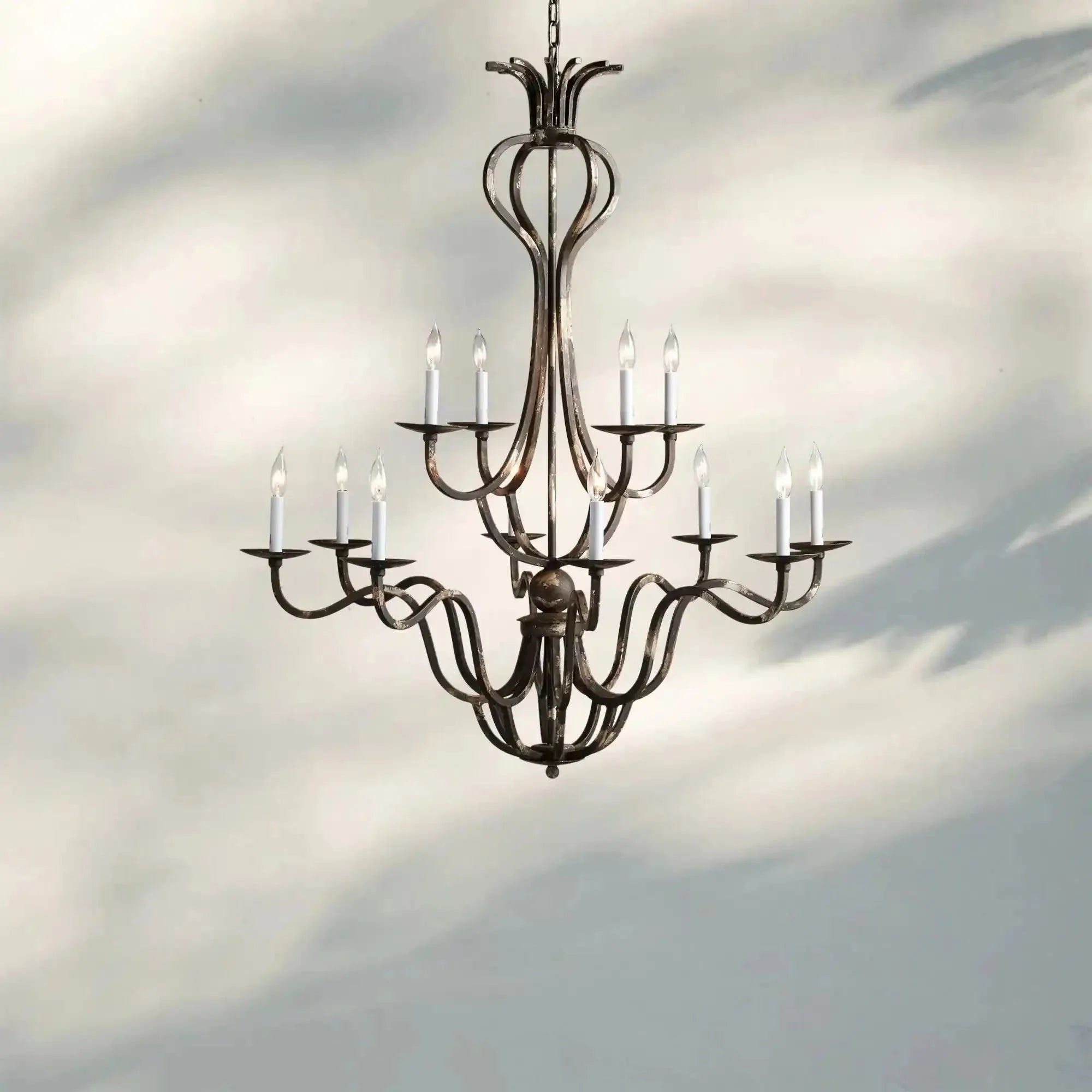 Grand 12 Light Chandelier - Joyfuzzy