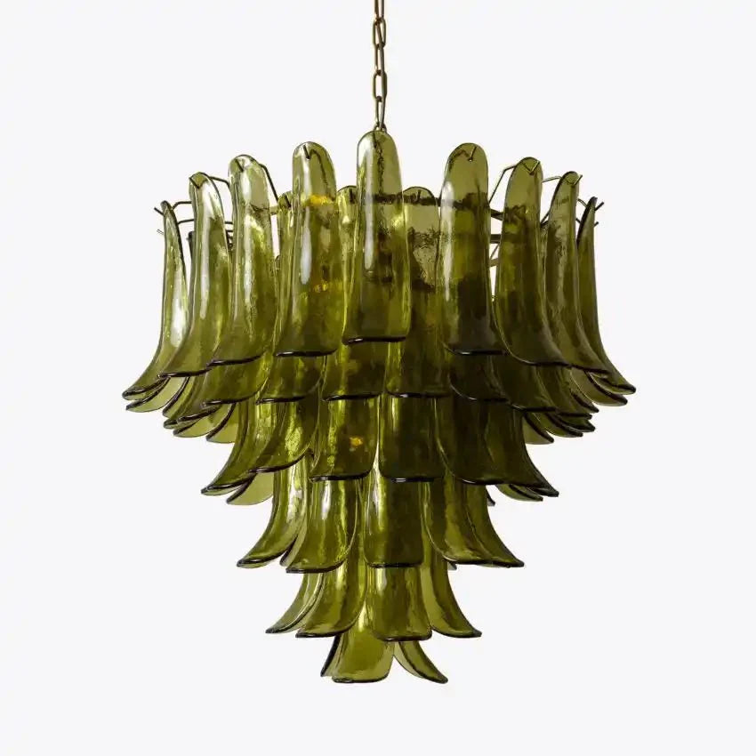 Green Petalo Murano Chandelier - Joyfuzzy