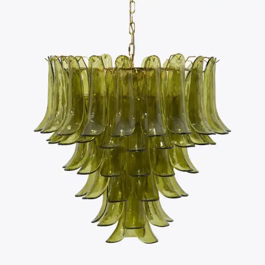 Green Petalo Murano Chandelier - Joyfuzzy