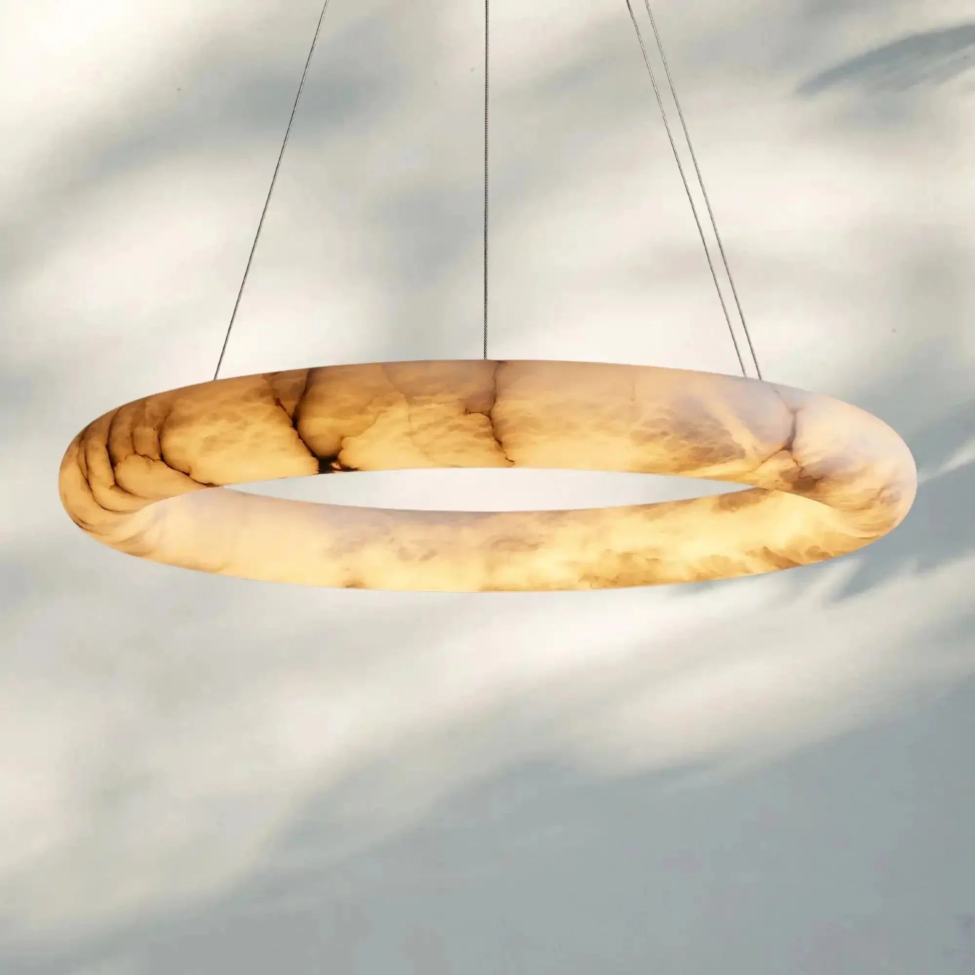 Halima Halo Chandelier - Joyfuzzy