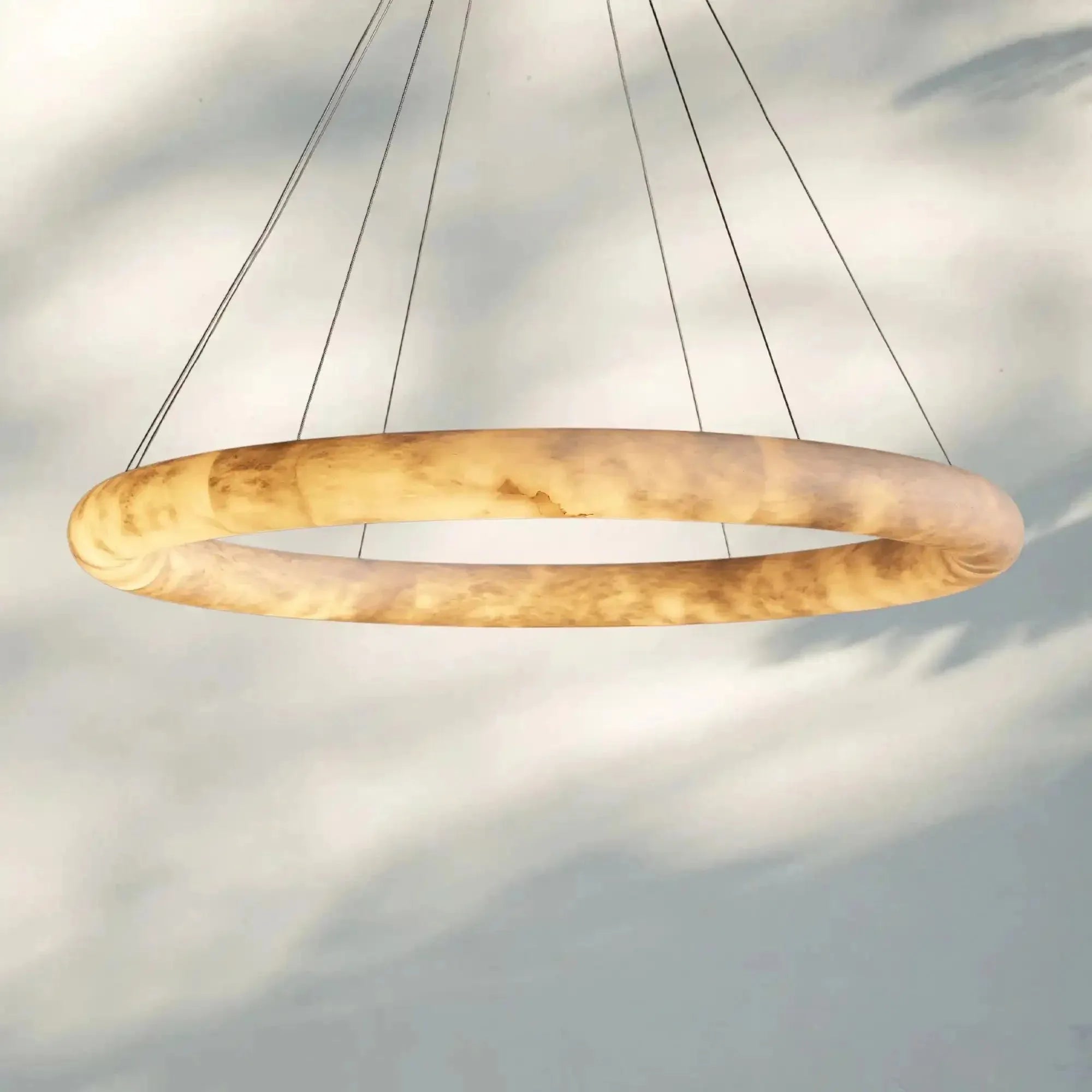 Halima Halo Chandelier - Joyfuzzy