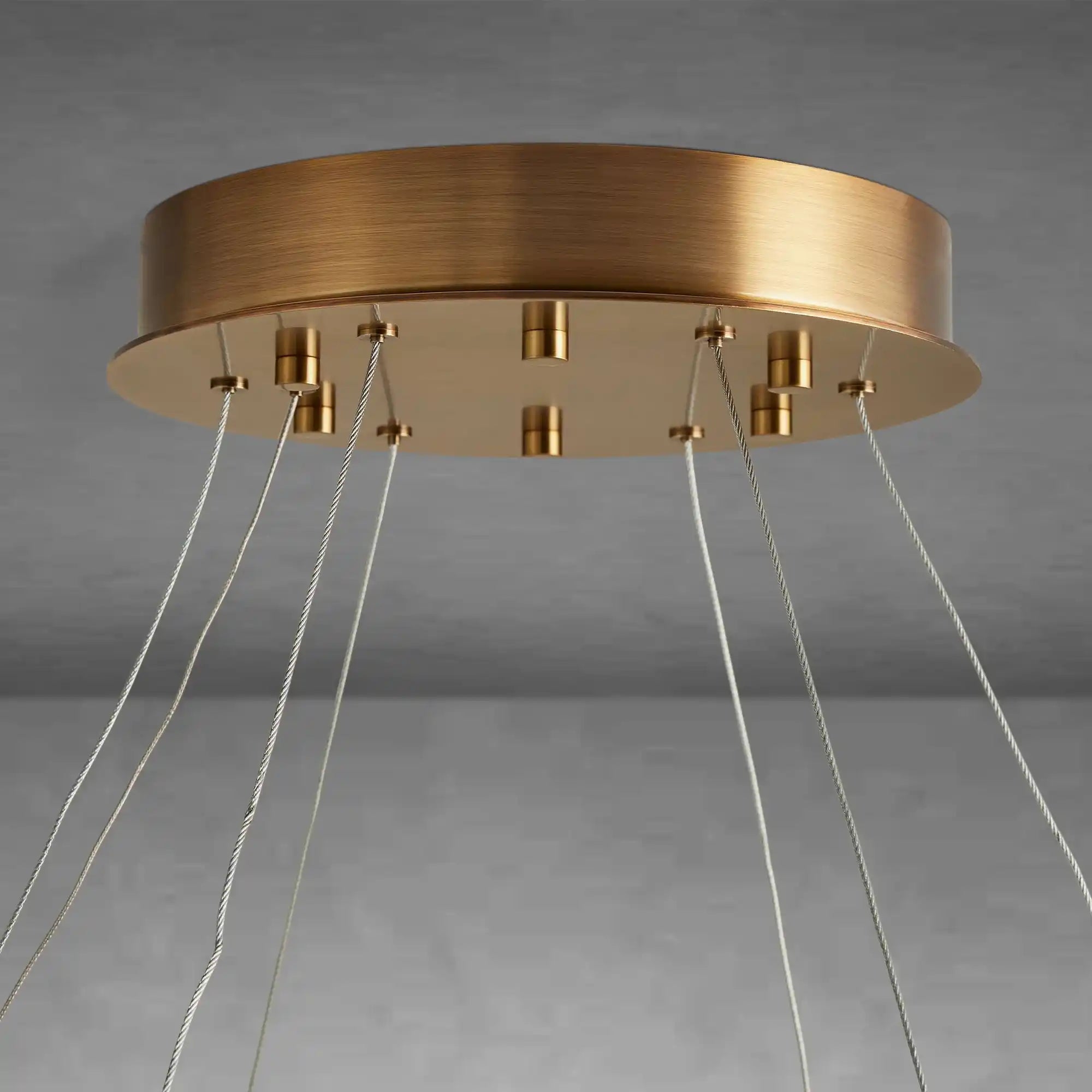 Halima Halo Spanish Alabaster LED Chandelier – 36" & 48" Luxury Light