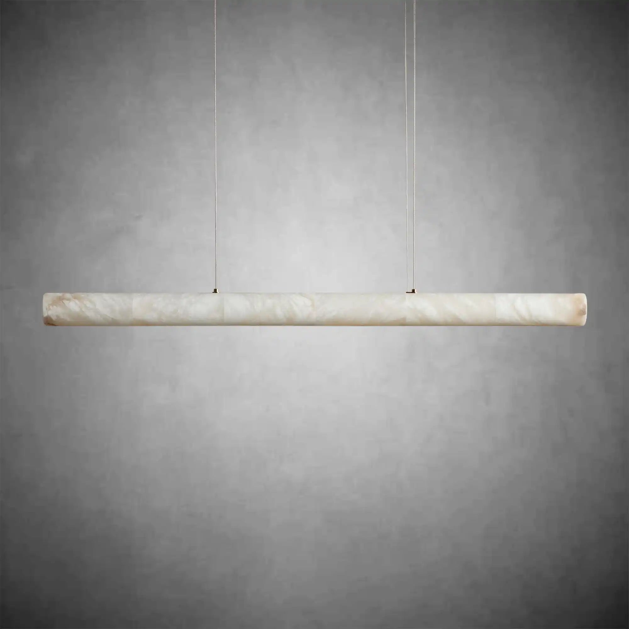 Halima Linear Alabaster LED Chandelier – 64" & 74" Options