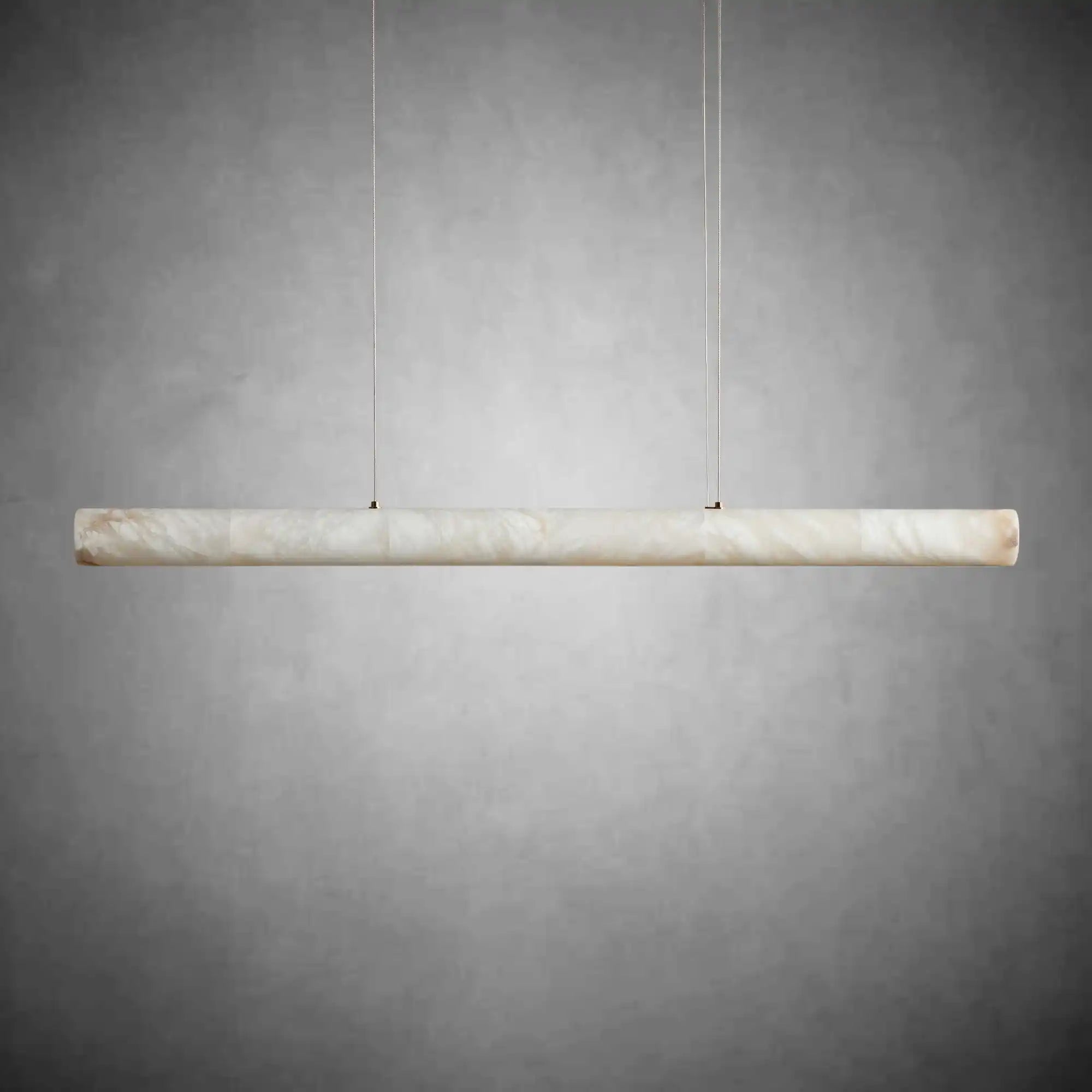Halima Linear Alabaster LED Chandelier – 64" & 74" Options