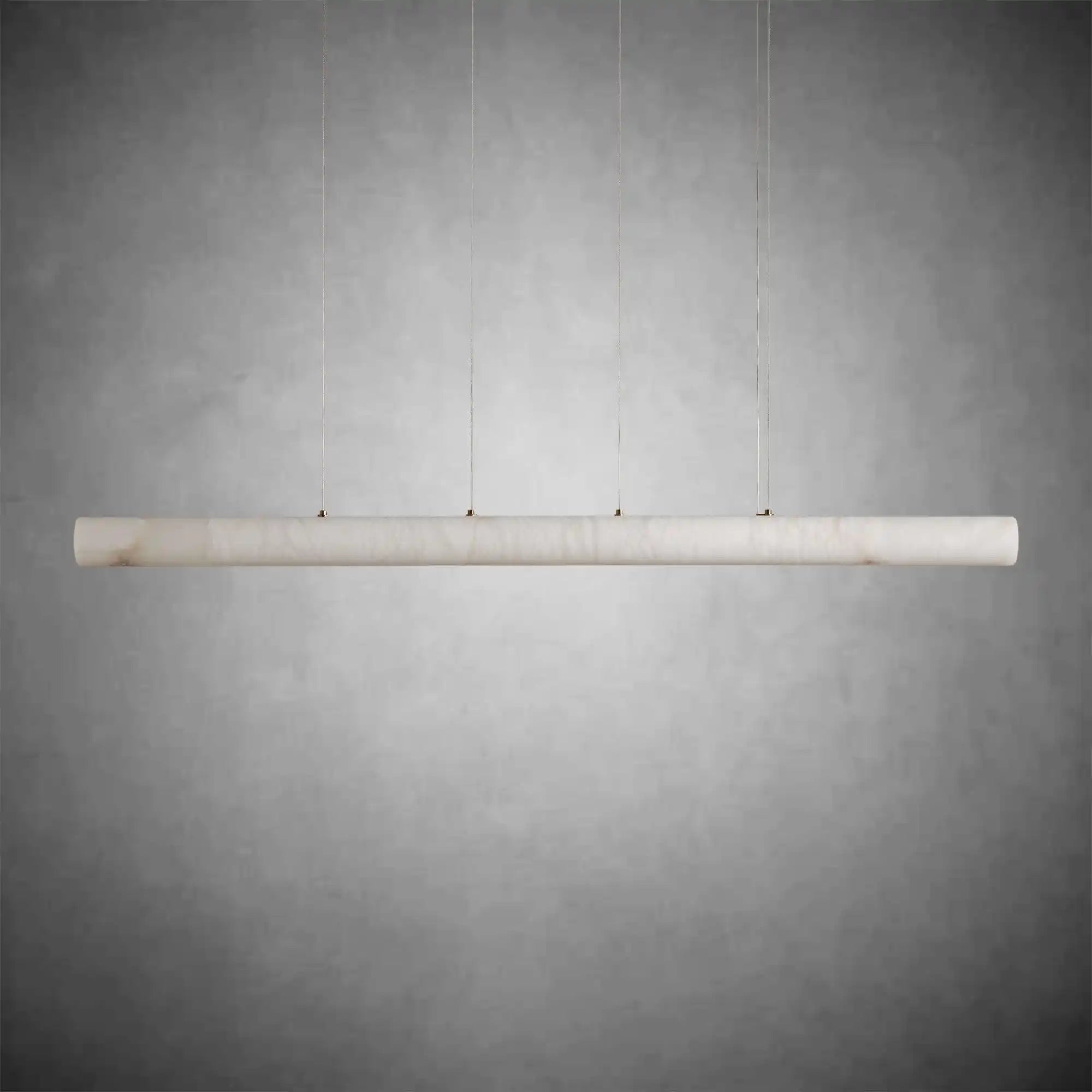 Halima Linear Alabaster LED Chandelier – 64" & 74" Options