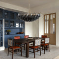 Hand Blown Tier Glass Large Murano Chandelier 24