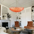 Hand Blown Tier Glass Large Murano Chandelier 24