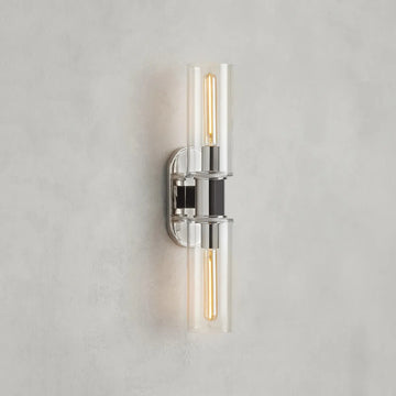 Harlin Double Sconce in Clear