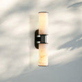 Harline Alabaster 2 - Light Wall Sconce - BronzeJoyfuzzy