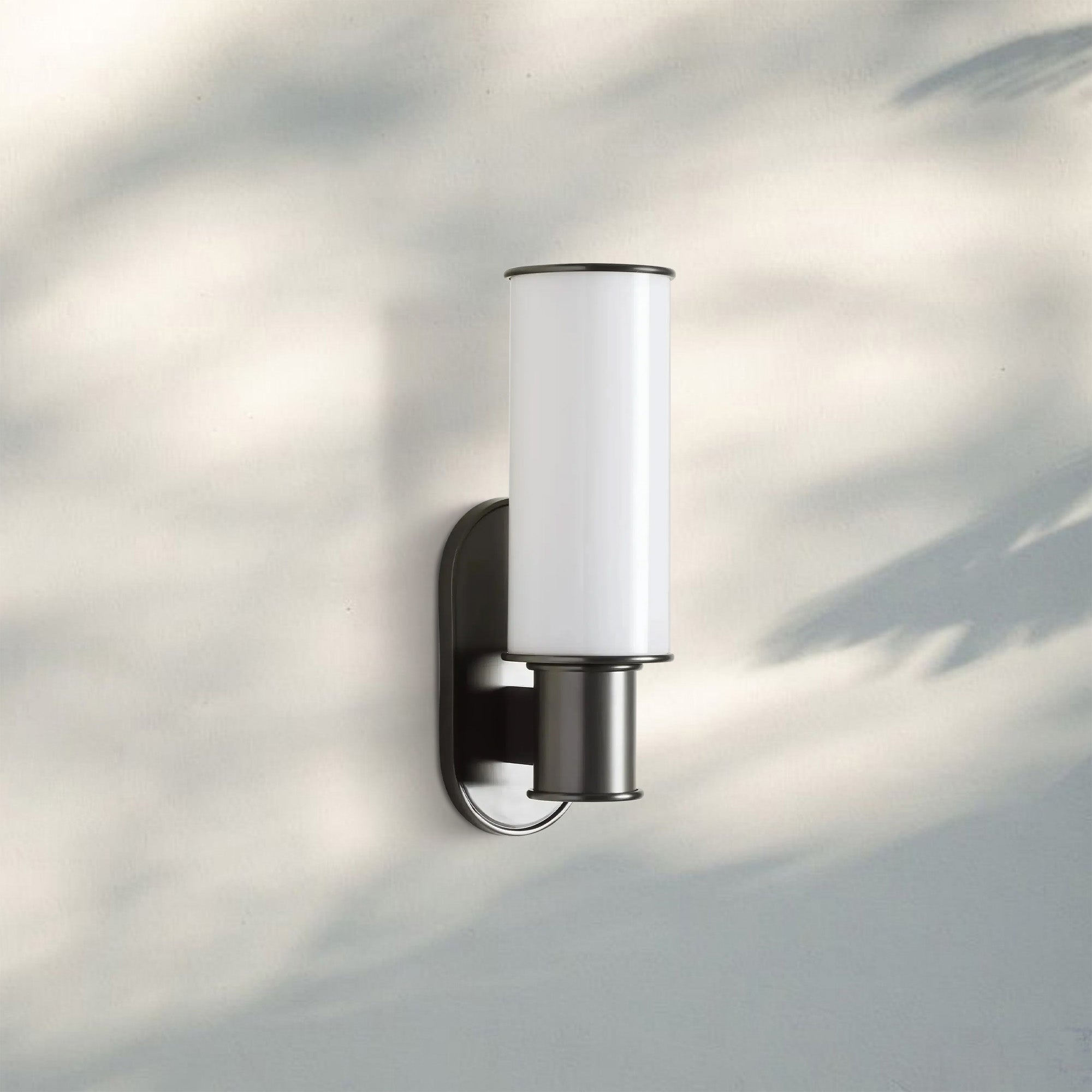 Harline Milk Glass Wall Sconce - BrassJoyfuzzy