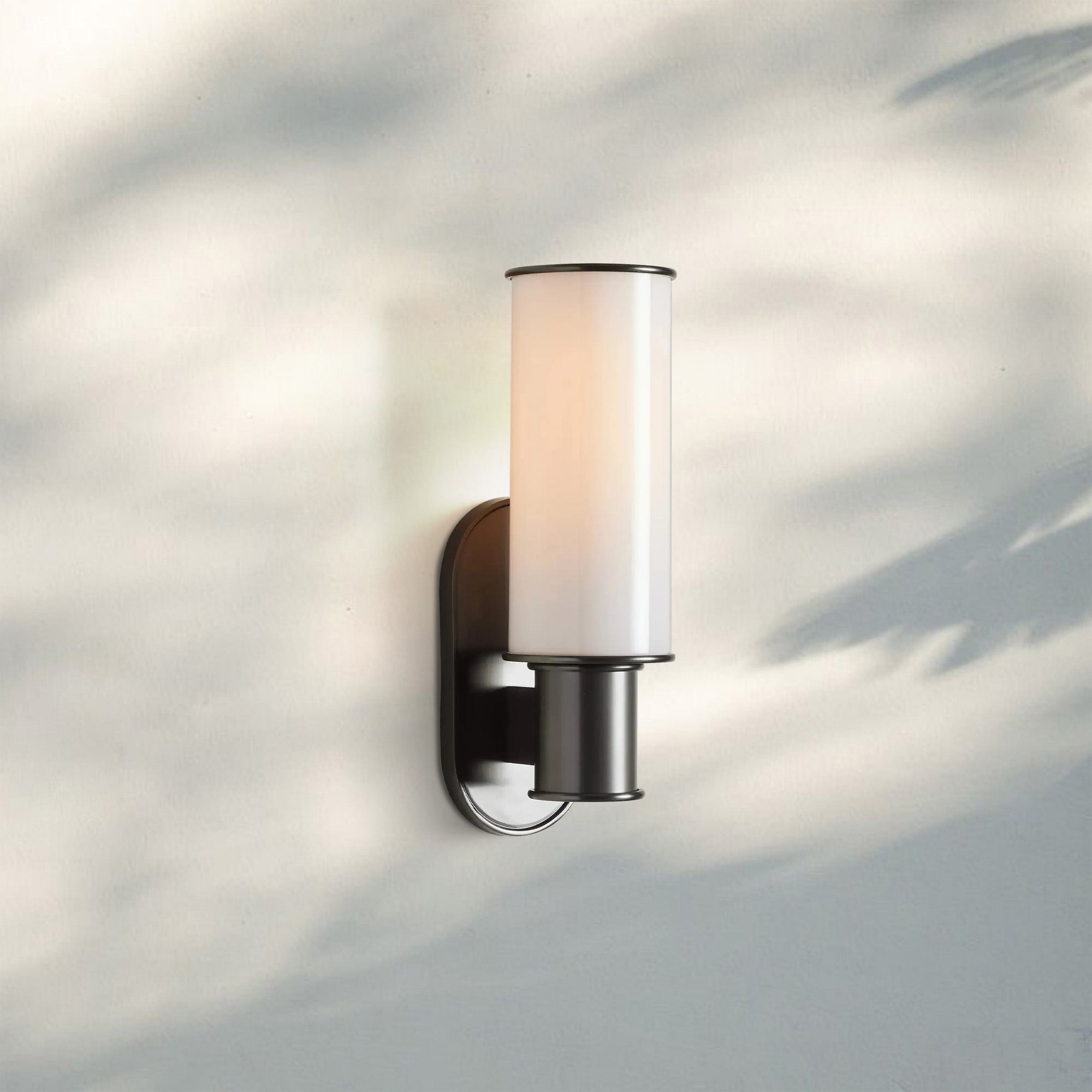 Harline Milk Glass Wall Sconce - BronzeJoyfuzzy