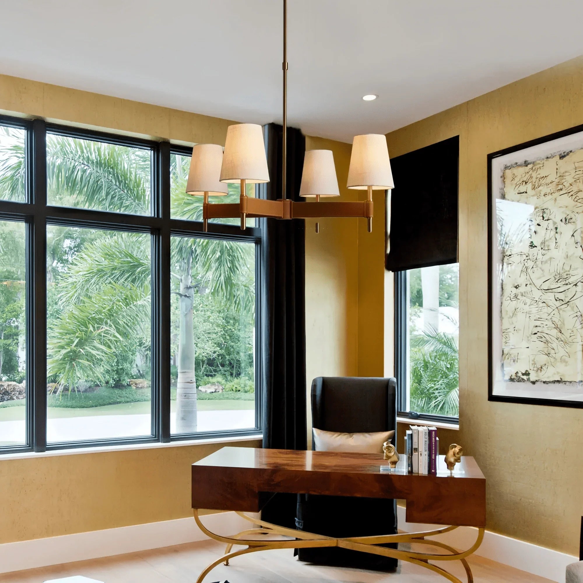 Hasting 4 - Light Cross Chandelier - Joyfuzzy