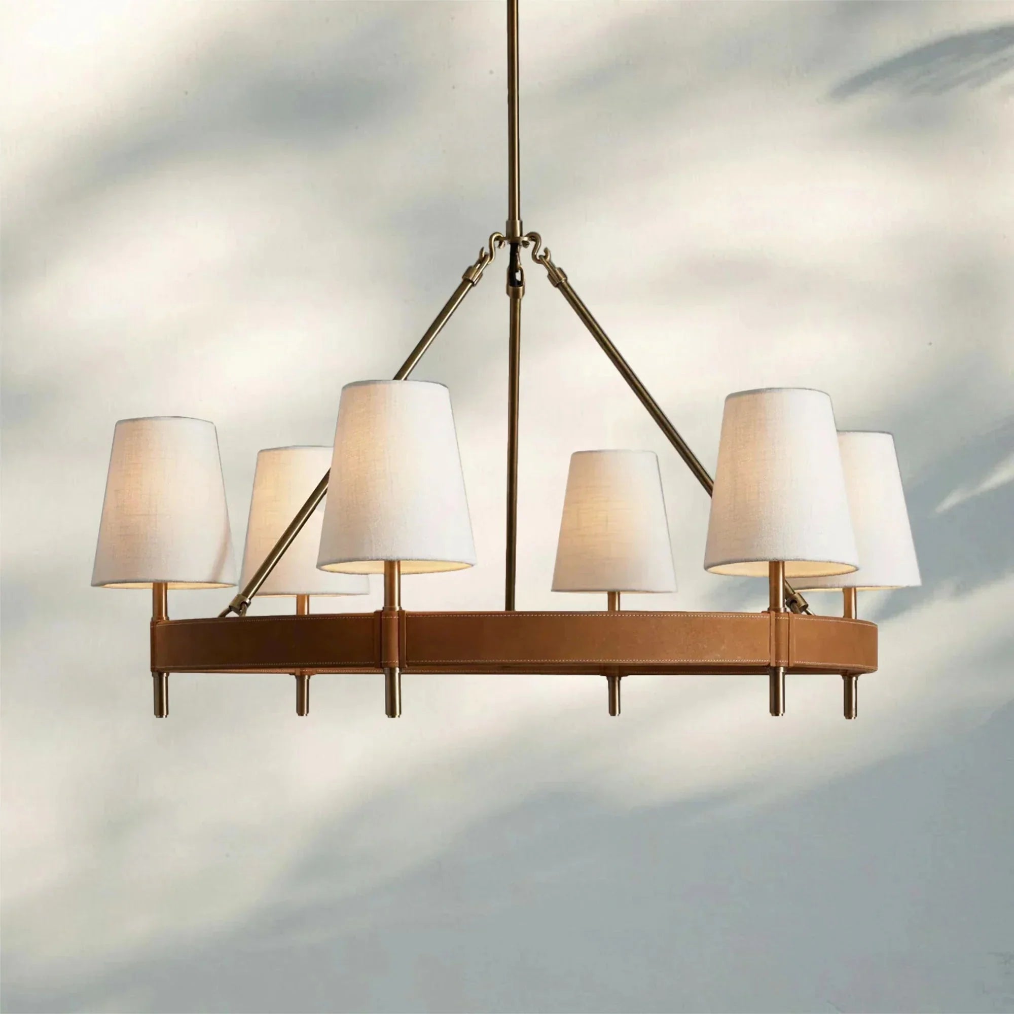 Hasting Round Chandelier 6/8/10 - Light - 6 - LightJoyfuzzy