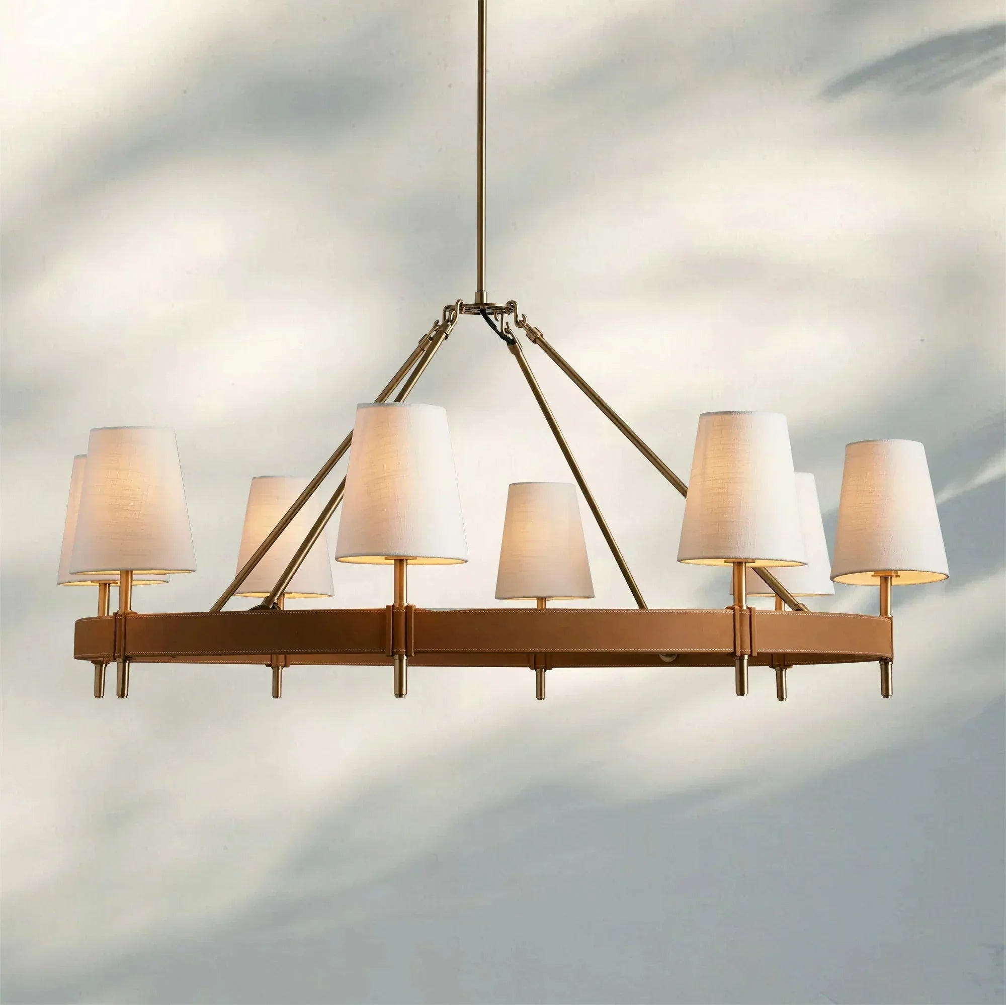 Hasting Round Chandelier 6/8/10 - Light - 8 - LightJoyfuzzy