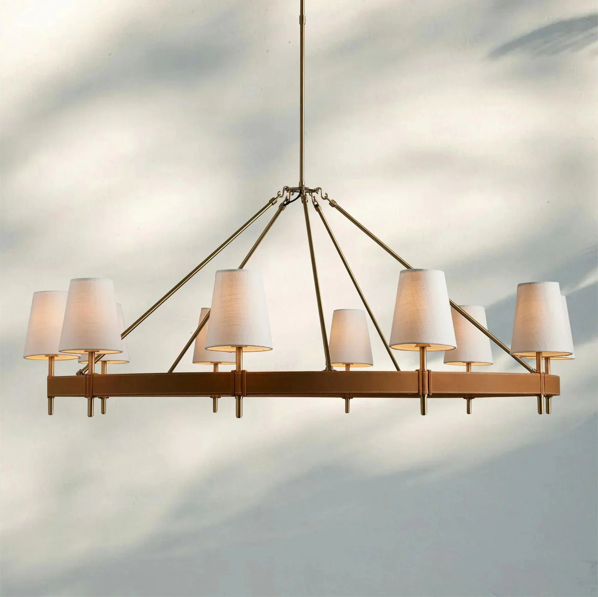 Hasting Round Chandelier 6/8/10 - Light - 10 - LightJoyfuzzy