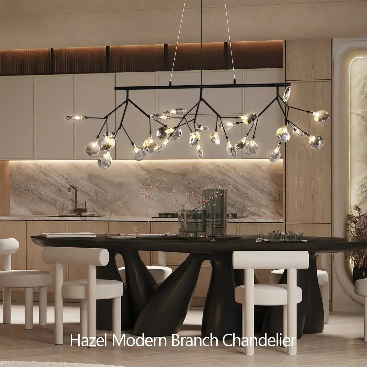Hazel Modern Branch Chandelier - Joyfuzzy