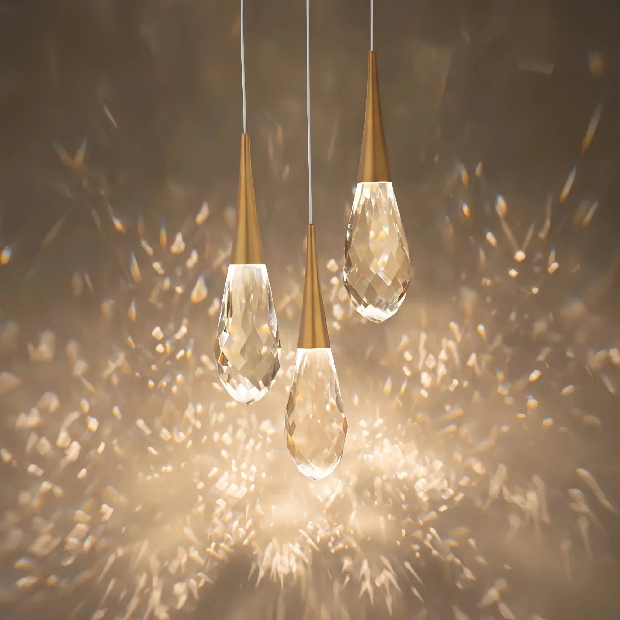Hibiscus LED Multi Light Pendant Light Round Chandelier - Joyfuzzy