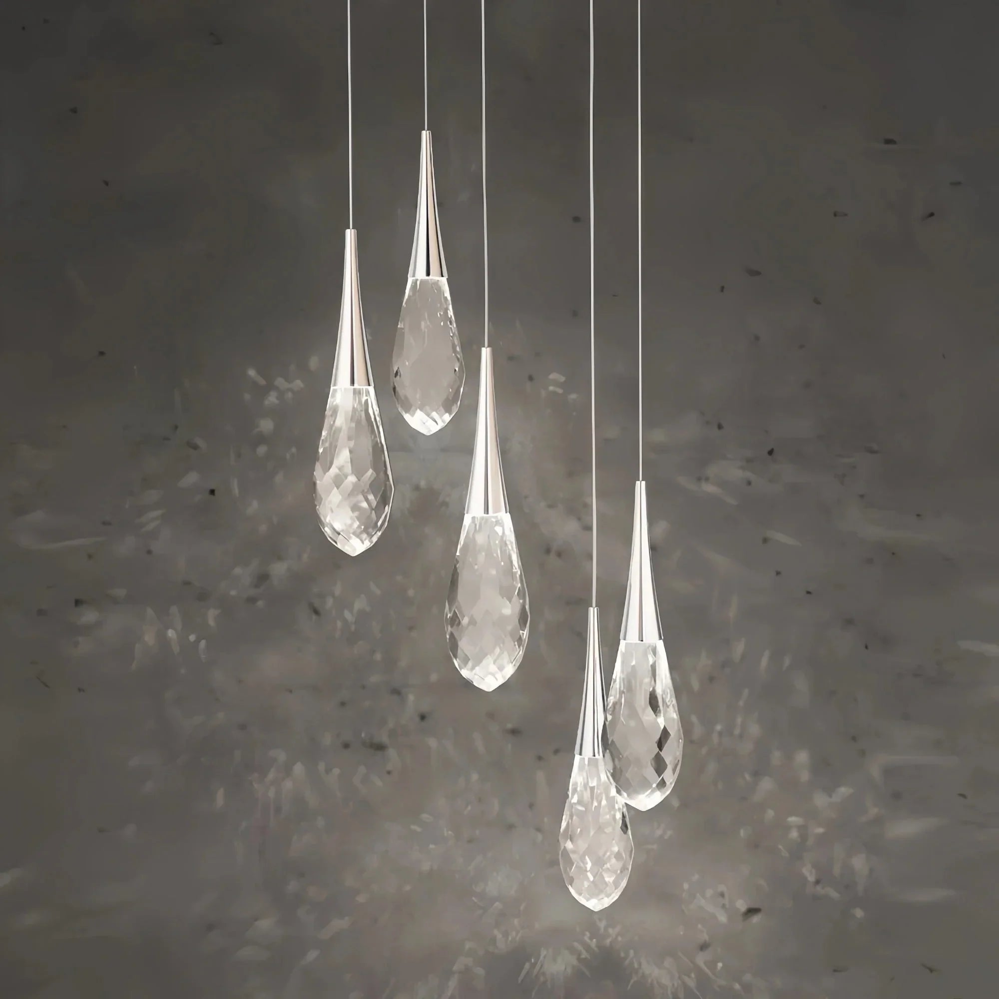 Hibiscus LED Multi Light Pendant Light Round Chandelier - Joyfuzzy