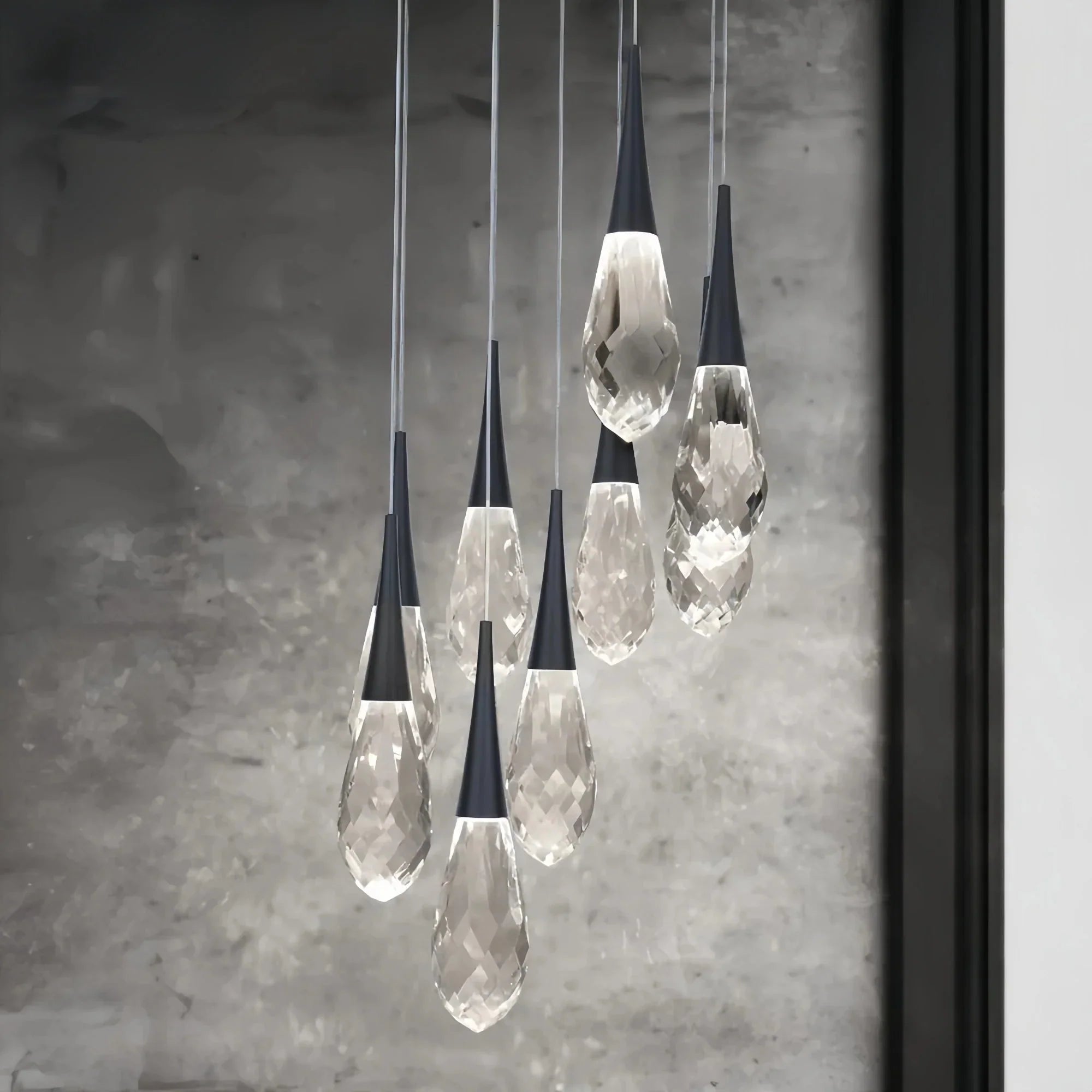 Hibiscus LED Multi Light Pendant Light Round Chandelier - Joyfuzzy