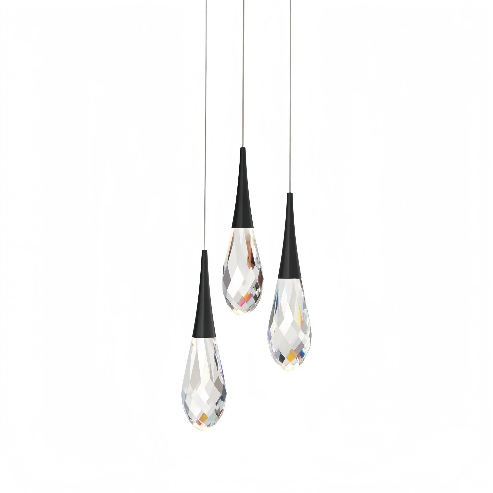 Hibiscus LED Multi Light Pendant Light Round Chandelier - Joyfuzzy