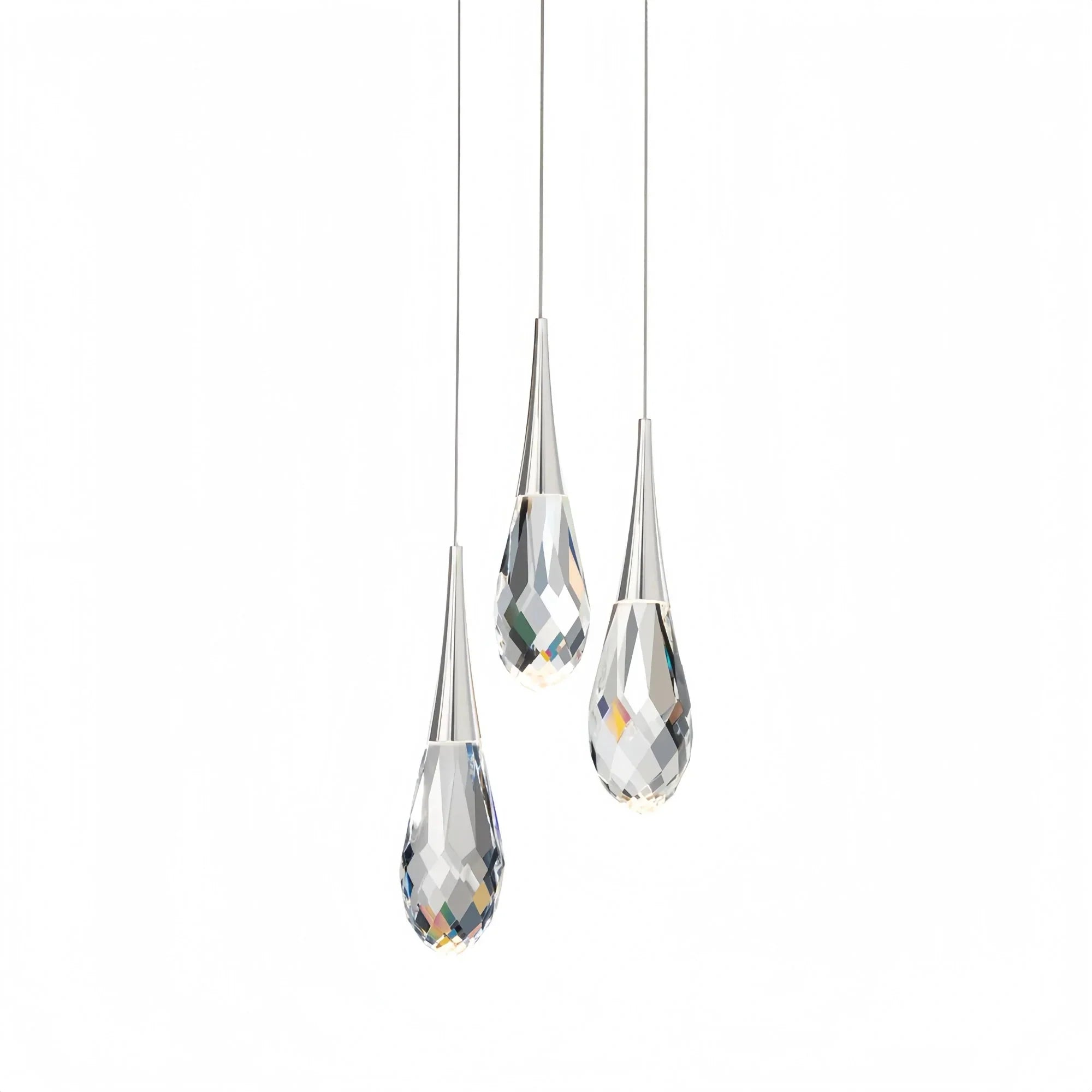 Hibiscus LED Multi Light Pendant Light Round Chandelier - Joyfuzzy