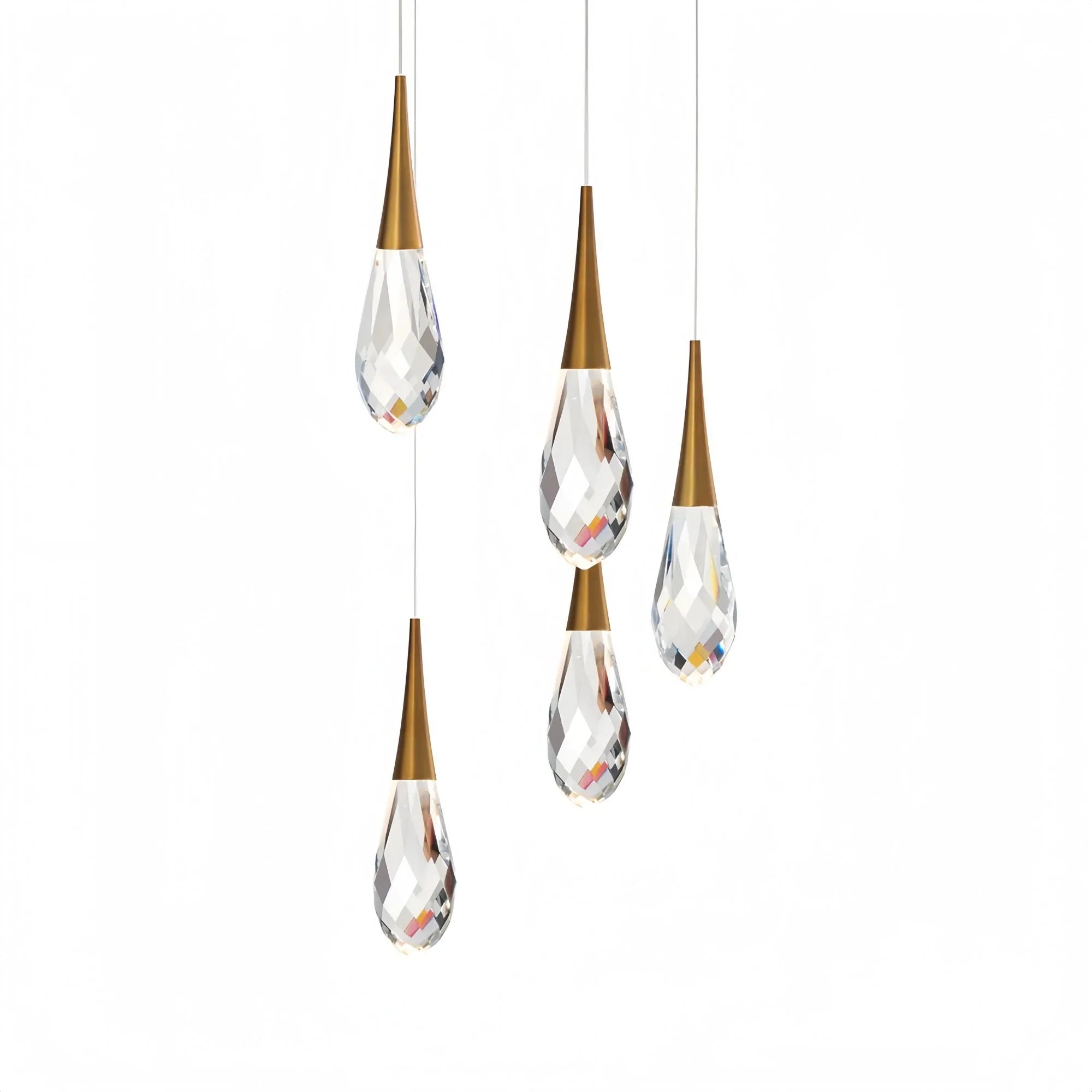 Hibiscus LED Multi Light Pendant Light Round Chandelier - Joyfuzzy