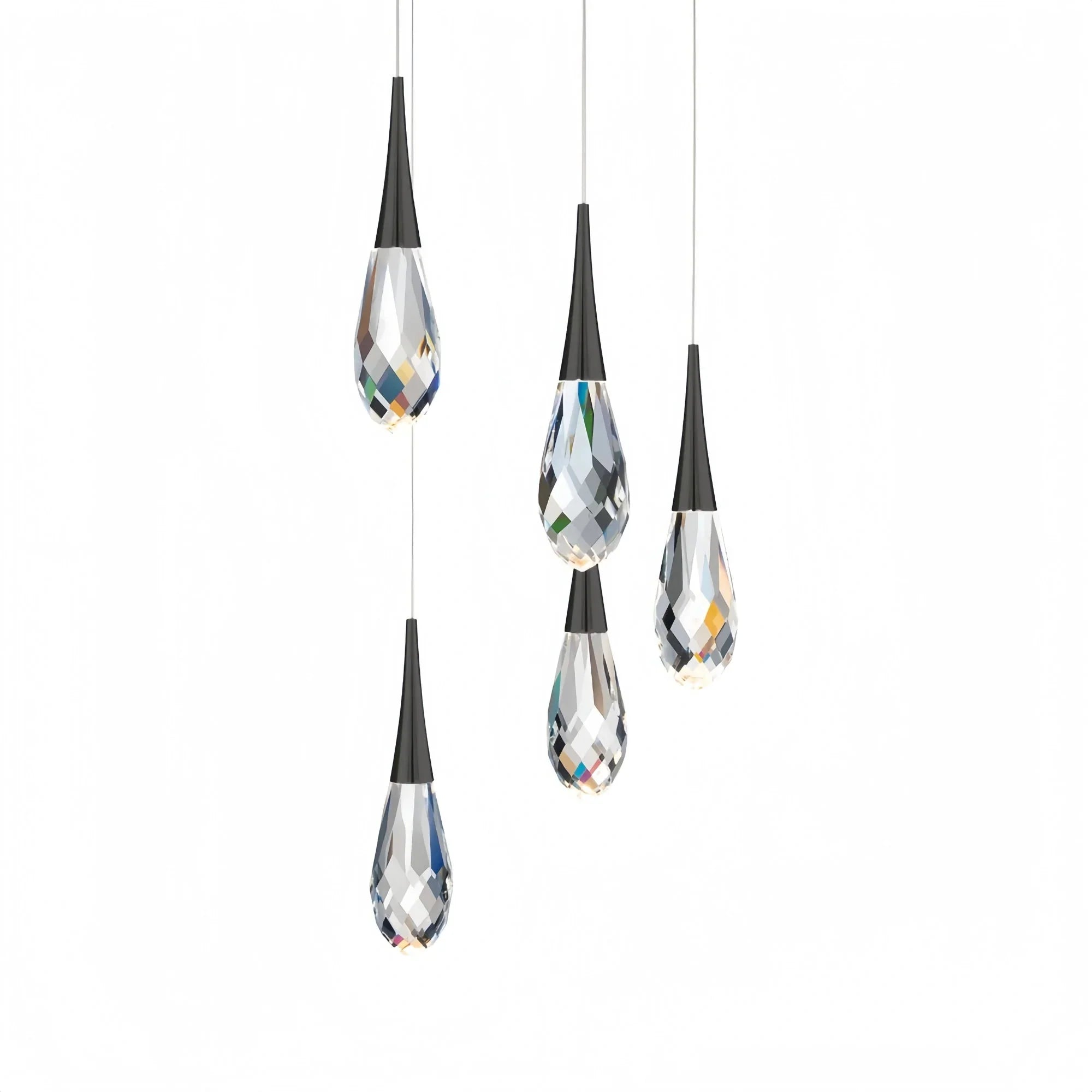 Hibiscus LED Multi Light Pendant Light Round Chandelier - Joyfuzzy