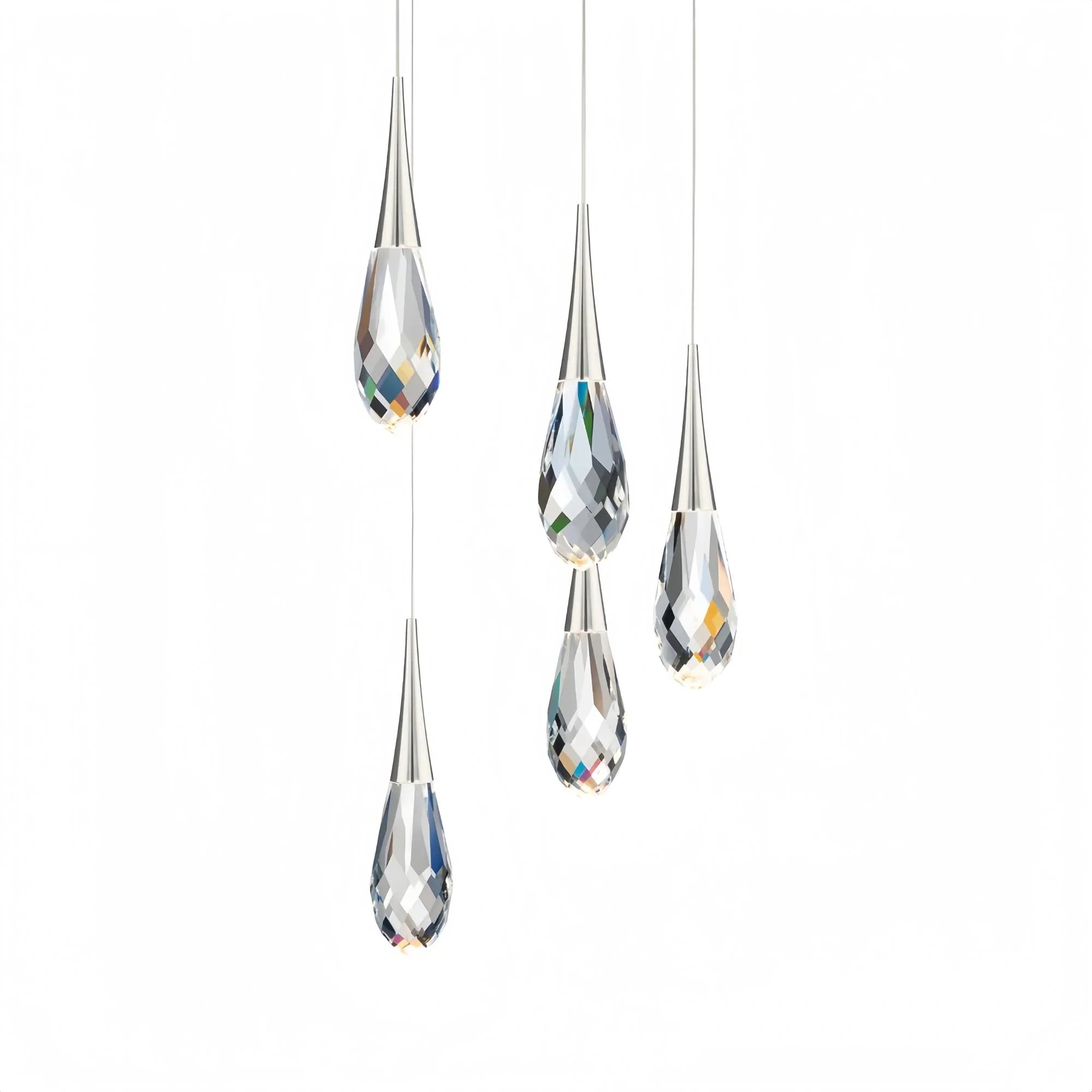 Hibiscus LED Multi Light Pendant Light Round Chandelier - Joyfuzzy