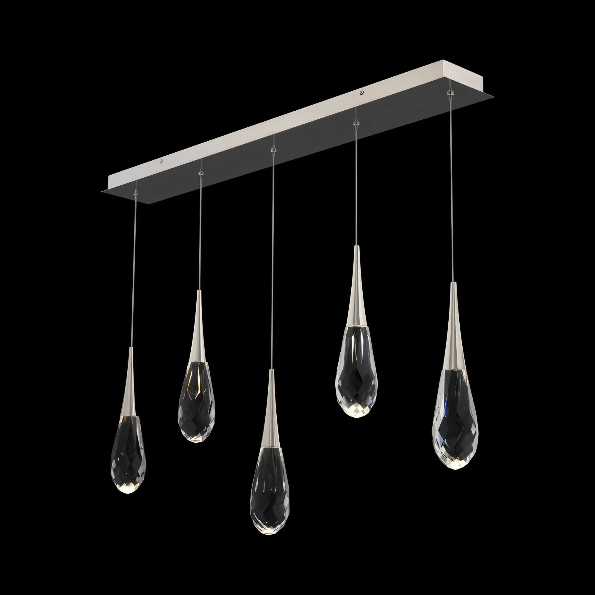 Hibiscus Linear LED Multi Pendant Light - Joyfuzzy