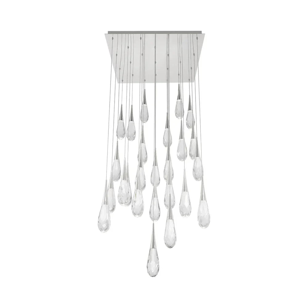 Hibiscus Square LED Multi Pendant Light - Joyfuzzy
