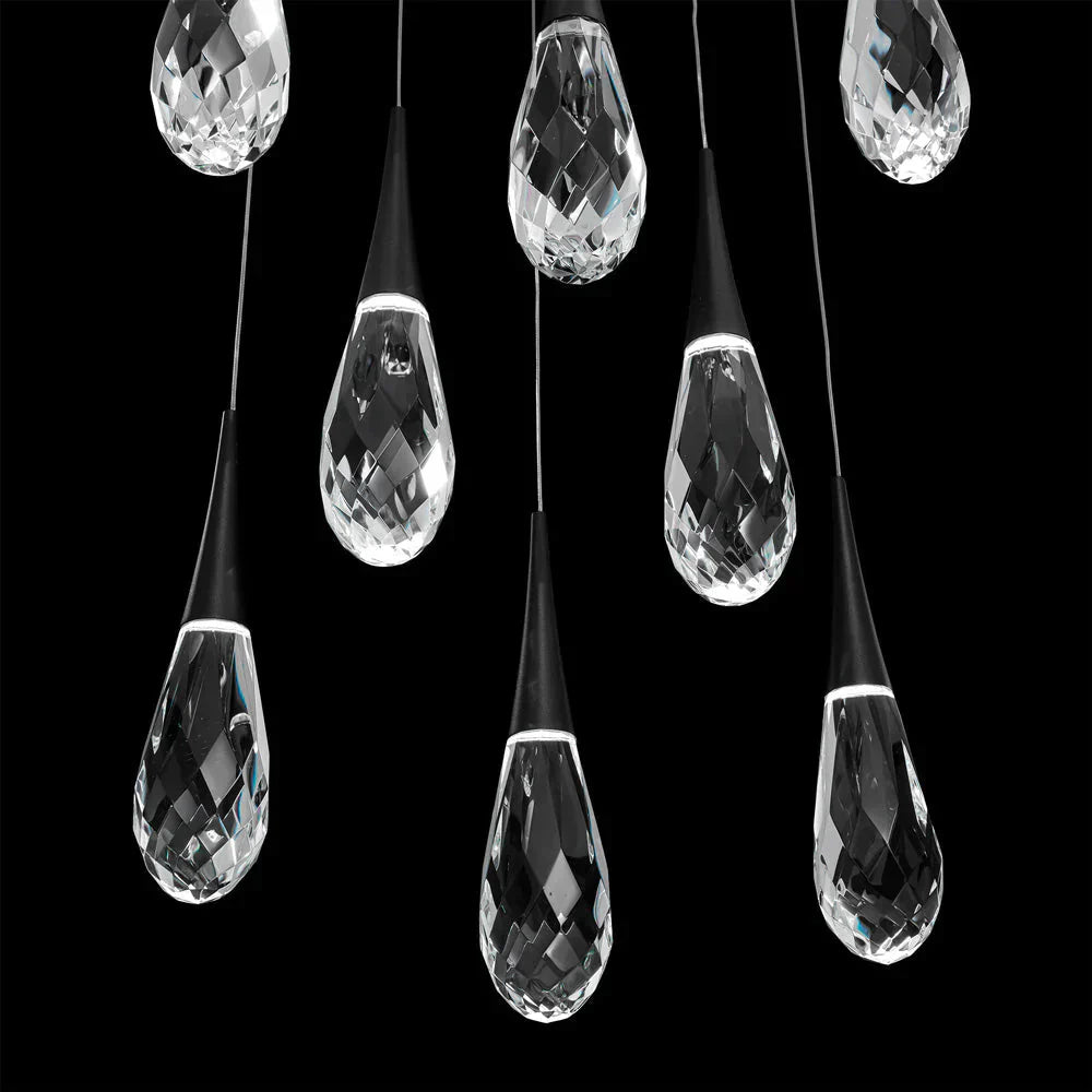 Hibiscus Square LED Multi Pendant Light - Joyfuzzy