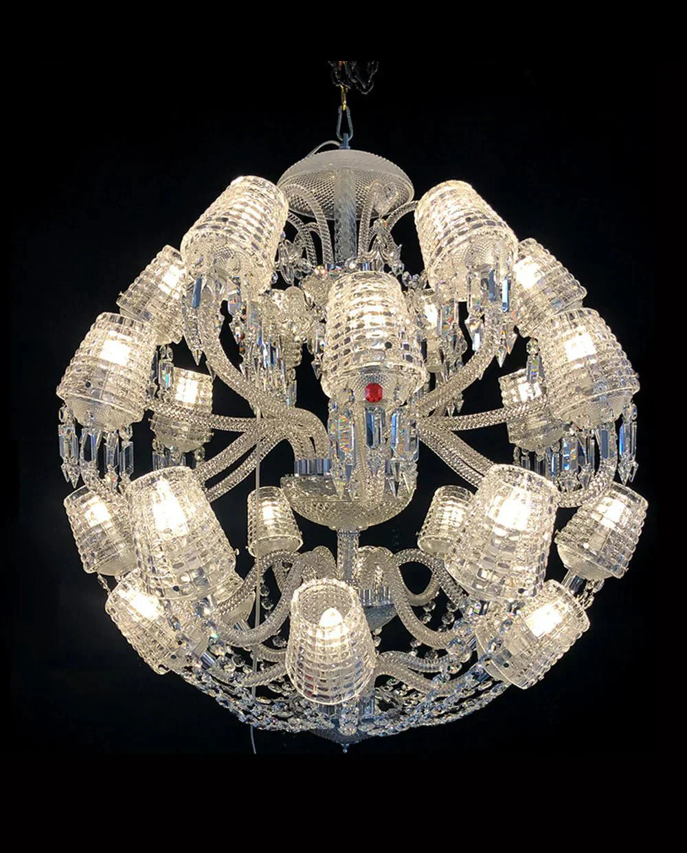High - end 24 Lights Le Roi Soleil Chandelier Crystal Lighting - Joyfuzzy