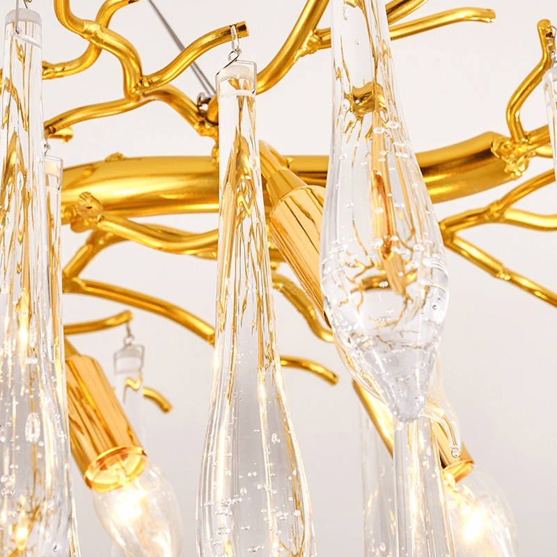 Hurrey Branch Crystal Rain Chandelier - 23.62" diamJoyfuzzy
