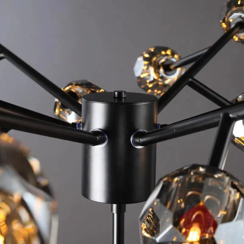 Billfz De Crystal Glass Round Chandelier 24"36"48"60"72"