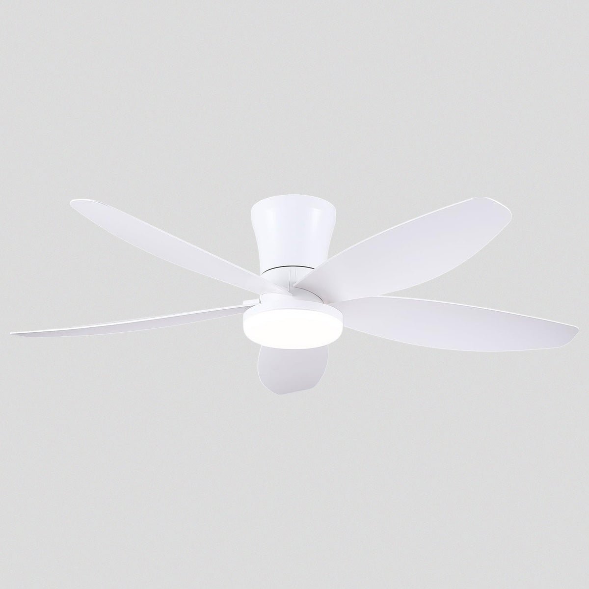 Indoor/Outdoor Recessed Black Ceiling Fan Light - Joyfuzzy