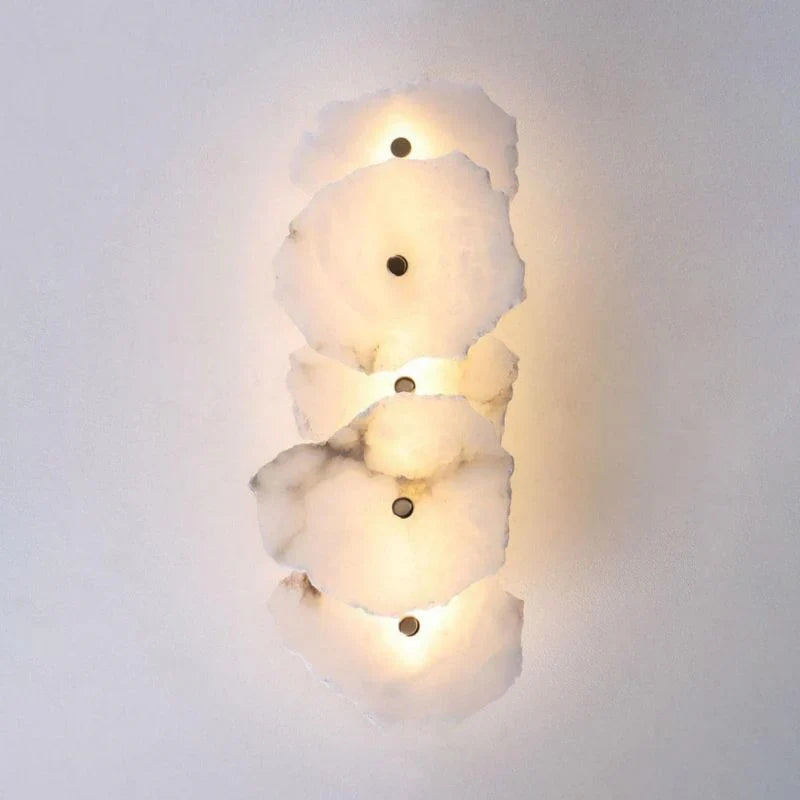 Irregular Alabaster Wall Lamp
