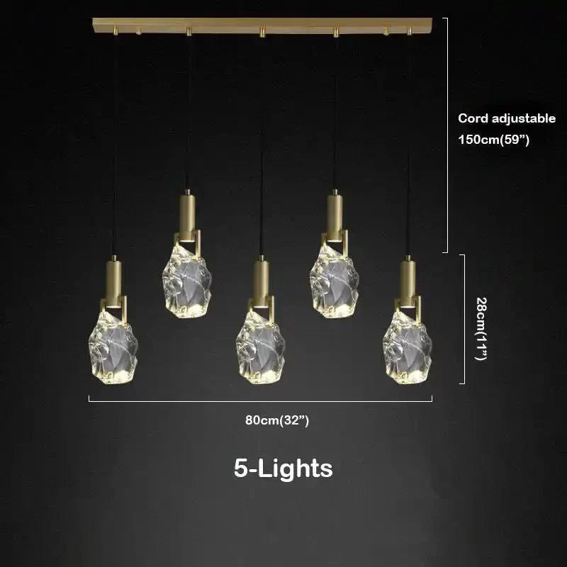 Irregular crystal pendant 6 styles - Joyfuzzy