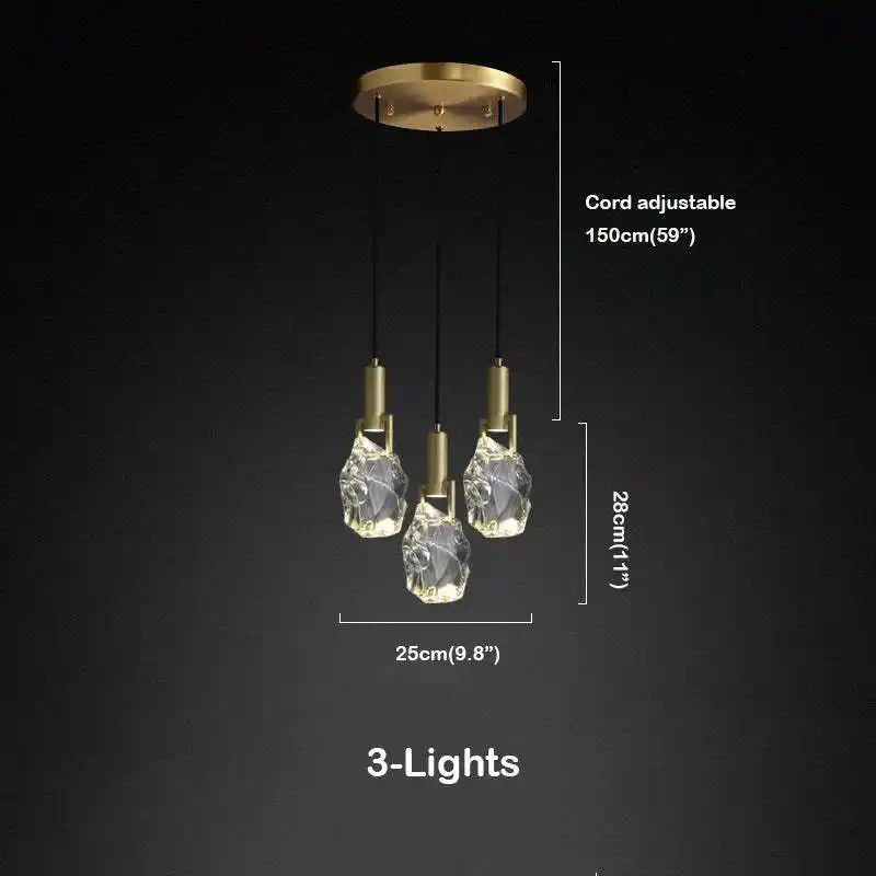 Irregular crystal pendant 6 styles - Joyfuzzy