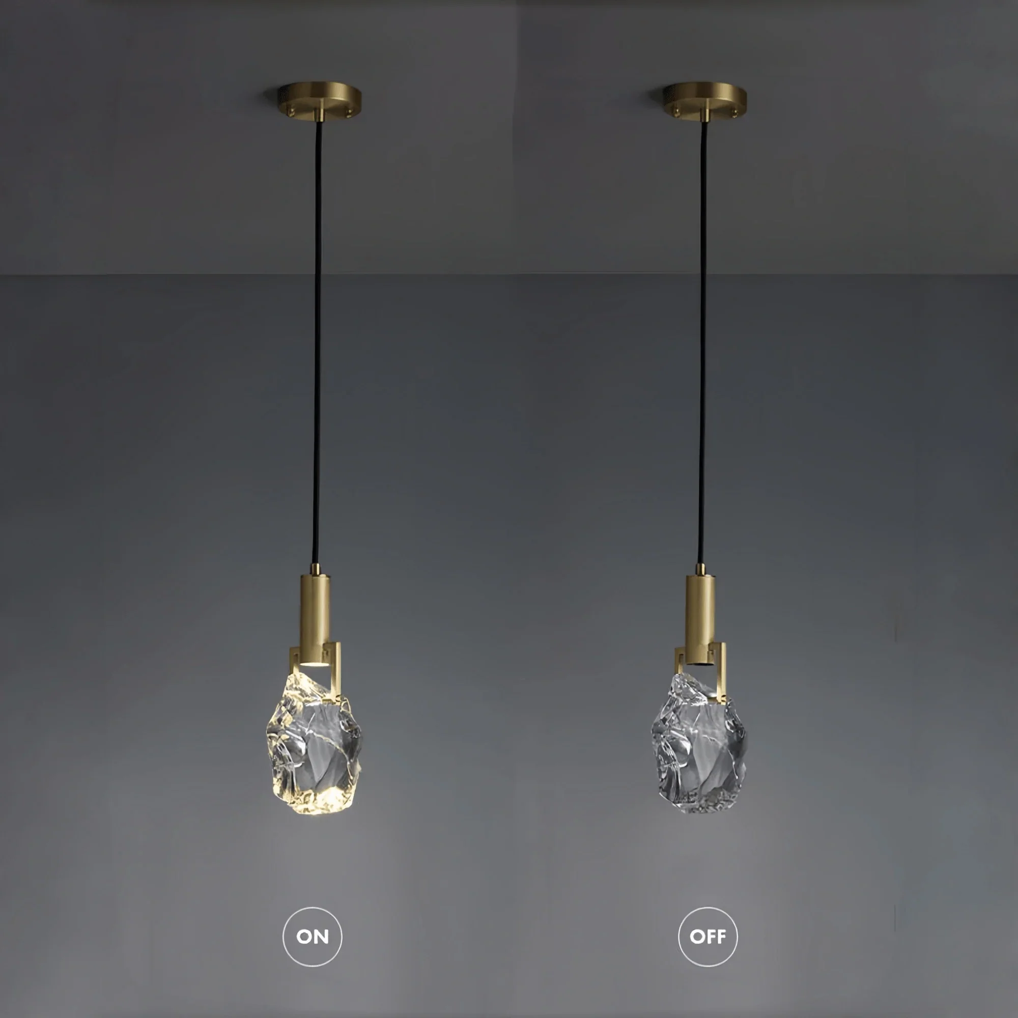 Irregular crystal pendant 6 styles - Joyfuzzy