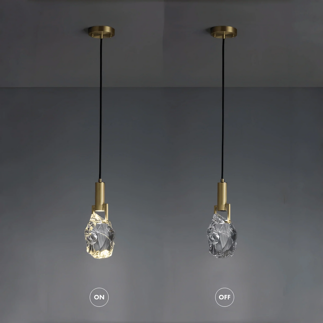 Irregular crystal pendant 6 styles - Joyfuzzy