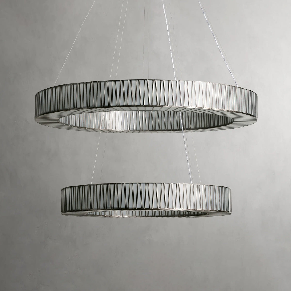 Jeunet 2-Tier Round Chandelier