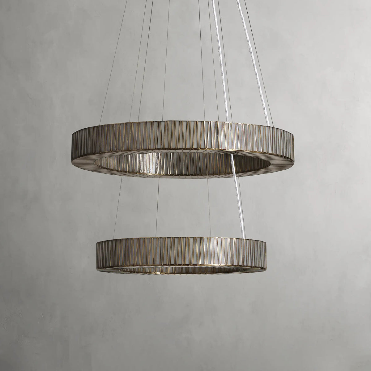 Jeunet 2-Tier Round Chandelier