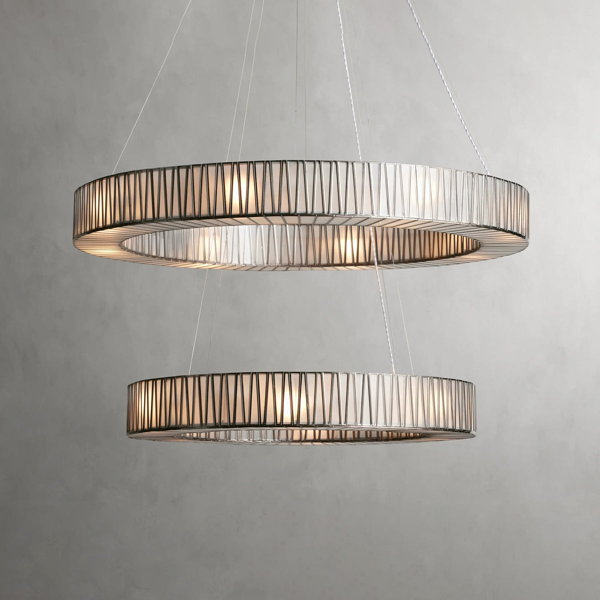 Jeunet 2-Tier Round Chandelier