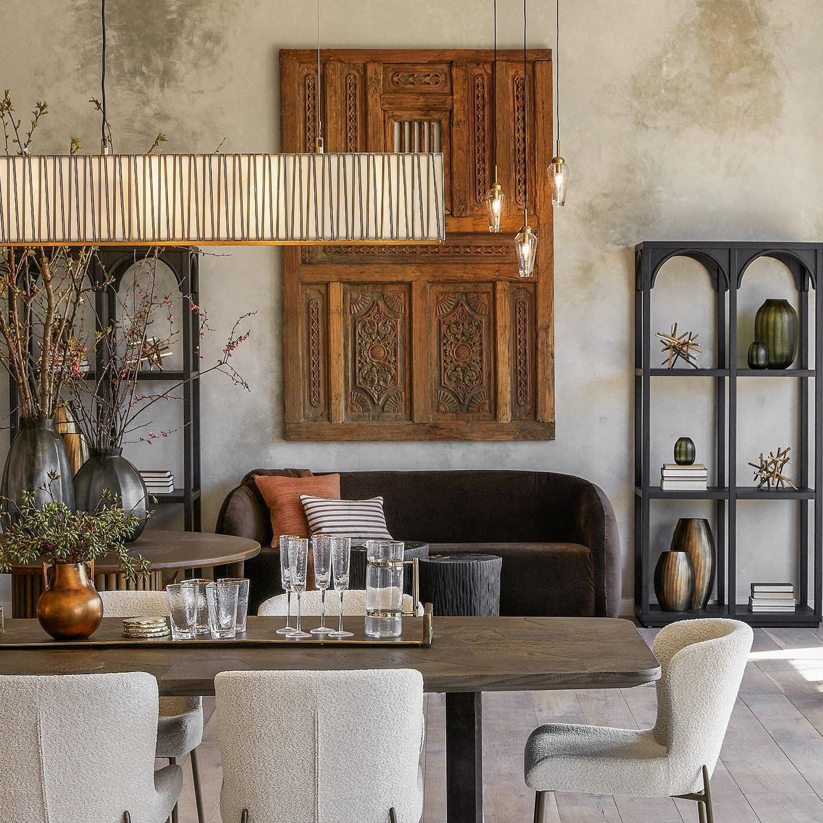 Jeunet Rectangular Chandelier