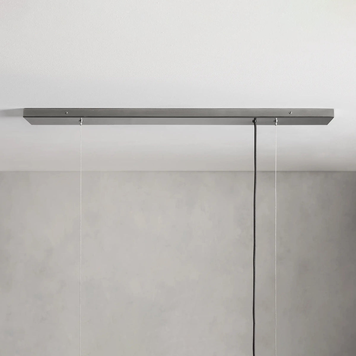 Jeunet Rectangular Chandelier in Nickel